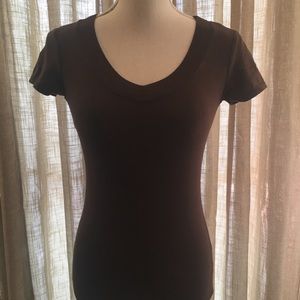 🛍 3 for $12 | brown v-neck tee